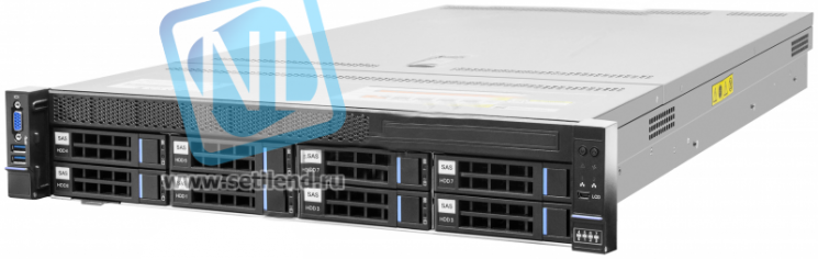 Серверная платформа SNR-SR2208RS, 2U, Scalable, DDR4, 8xHDD, резервируемый БП