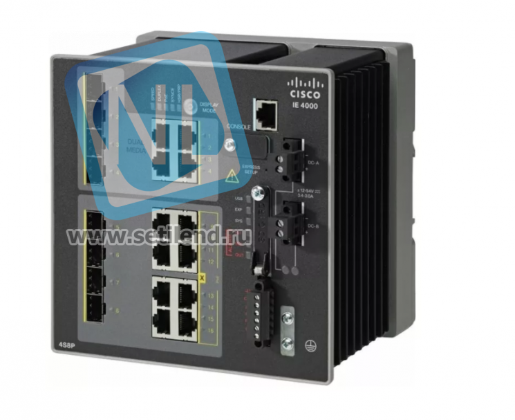 Промышленный коммутатор Cisco IE-4000-4GS8GP4G-E