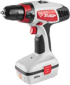 ЗДА-12-2 КИ, Дрель-шуруповерт 12 В, Ni-Cd, ЗУБР