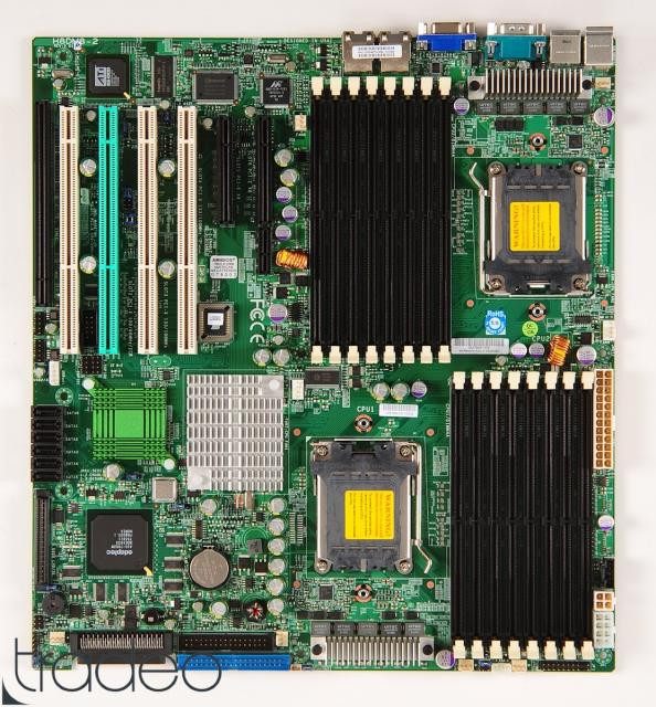 Материнская плата SuperMicro H8DM8-2 nVidiaMCP55Pro Dual S-F 16DualDDRII-667 2UW320SCSI 6SATAII U133 2PCI-E8x 4PCI-X SVGA 2xGbLAN E-ATX 2000Mhz-H8DM8-2(NEW)