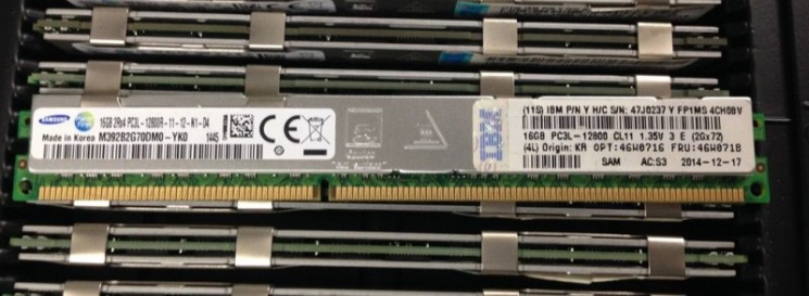 Модуль памяти IBM 46W0716 16GB PC3-12800 DDR3 VLP RDIMM-46W0716(NEW)