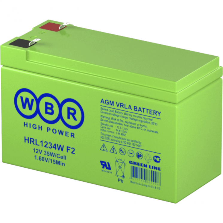 Батарея аккумуляторная WBR HRL1234W F2