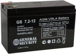 GS7.2-12, Аккумулятор свинцовый 12B-7.2Aч 151x66x100