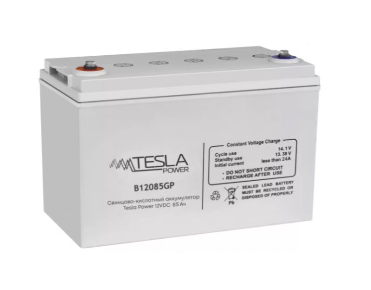 Свинцово-кислотный аккумулятор Tesla Power 12VDC 85Ач