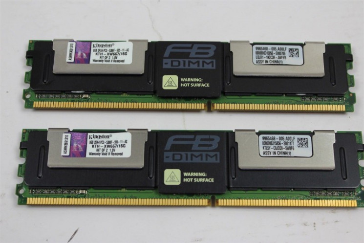 Модуль памяти Kingston KTH-XW667/16G for HP DDR-II FBDIMM 16GB(2x8Gb) PC2-5300 667MHz FBD-KTH-XW667/16G(NEW)