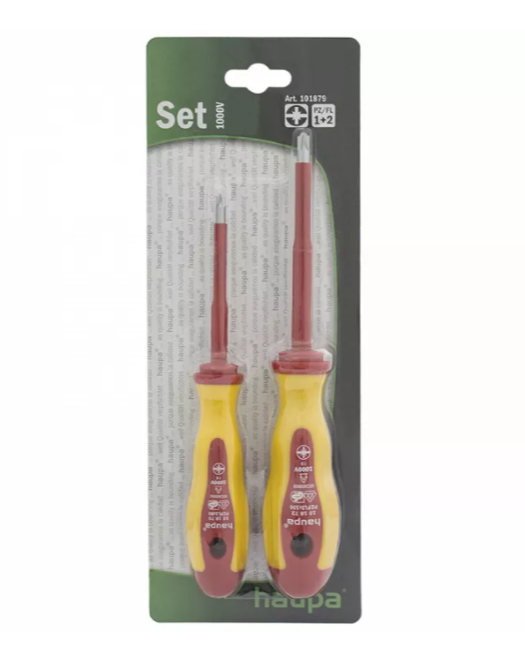 Набор двухкомпонентных отверток Haupa, PZ/FL, 1/2, HA-101879