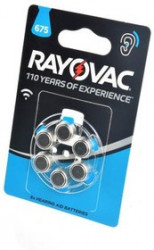 RAYOVAC 675 120*80мм BL6, Элемент питания