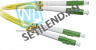 Патчкорд оптический LC/APC SM Duplex 1 метр