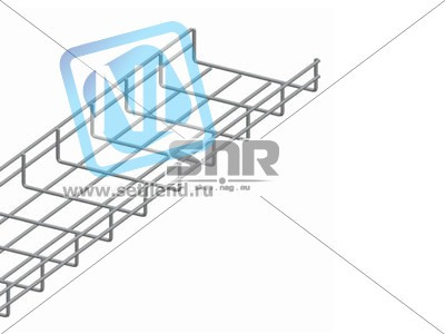 Проволочный лоток 300х50х3000, диаметр проволки 3.5" мм
