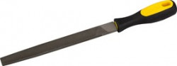 16601-15-1, Напильник STAYER "PROFI" плоский, с двухкомпонентной рукояткой, № 1, 150мм