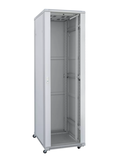 Шкаф телекоммуникационный напольный 27U 600x800мм, серия TFC (SNR-TFC-276080-GS-G-SF)