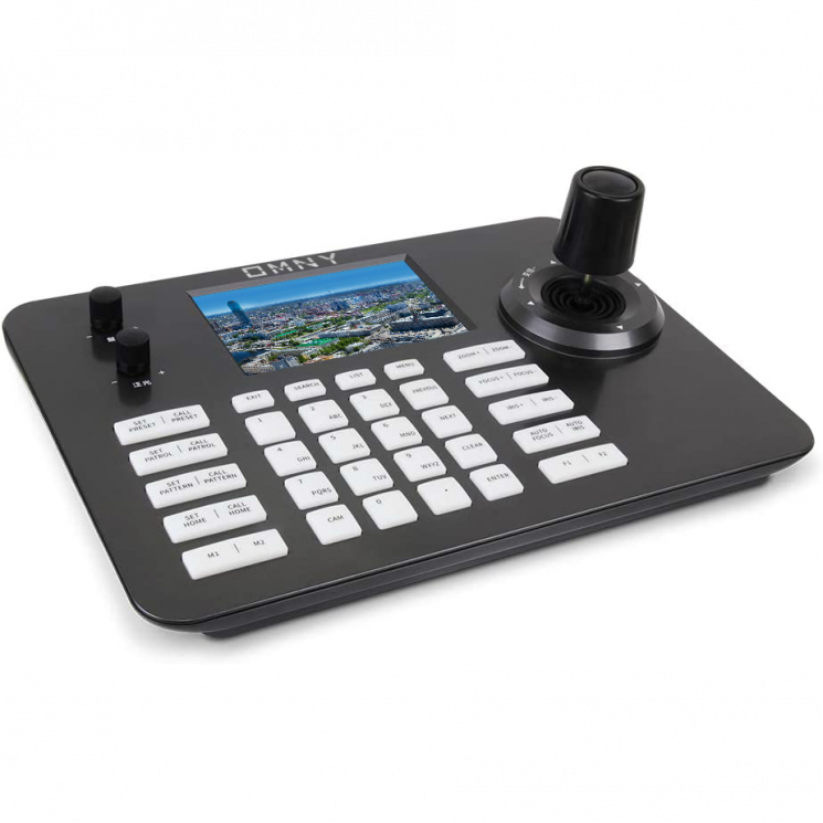 Джойстик OMNY KBD1 для PTZ IP камер, 5" LCD, 802.3af, 12V DC, ONVIF