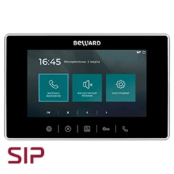 Видеомонитор Beward SM710, SIP-протокол, 7" дисплей, USB, 12В(DC), ОС Linux